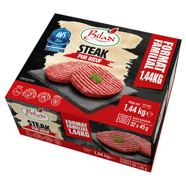 Steak pur bœuf — 1,44 kg