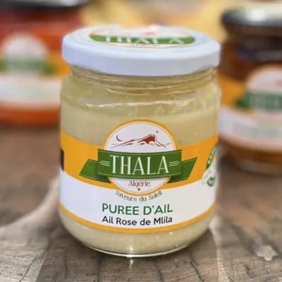 Purée d’ail — ail rose de Mlila