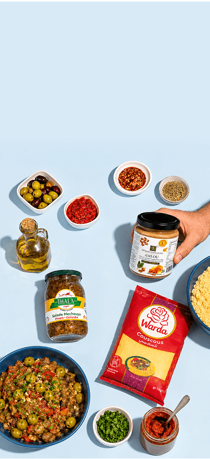 Sélection de produits d’épicerie distribués par Ouine Distribution