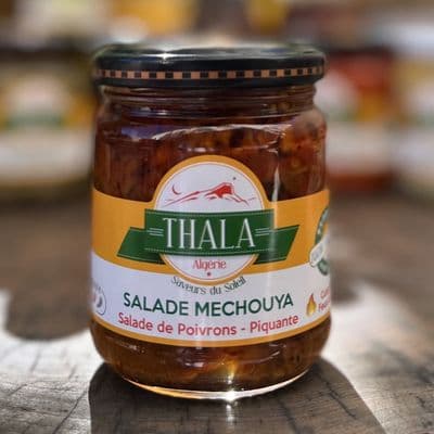 Salade mechouya — salade de poivrons piquante