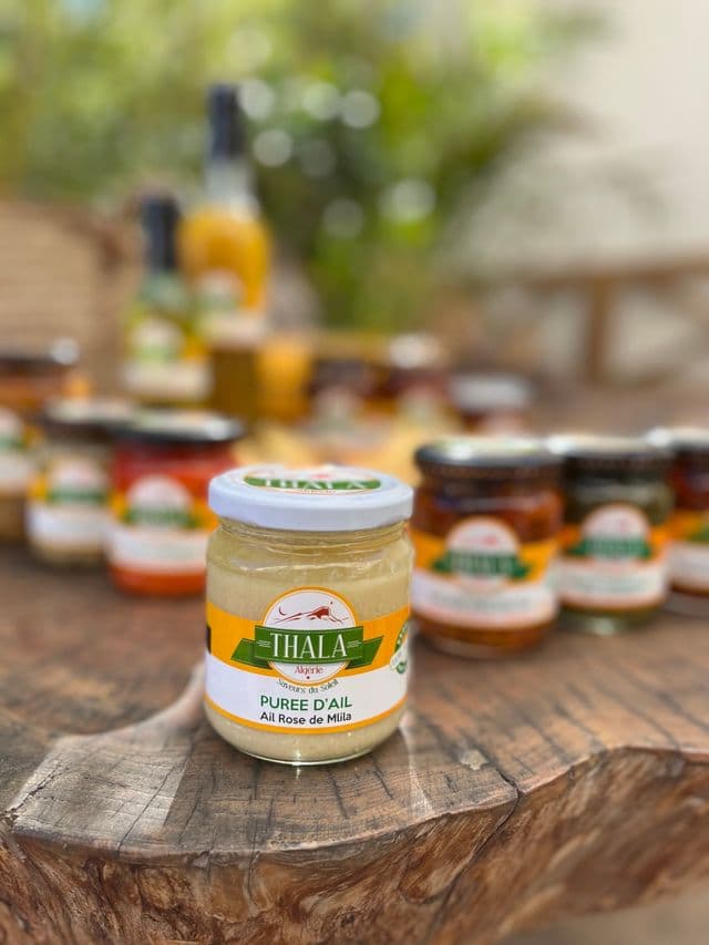 Purée d’ail — ail rose de Mlila